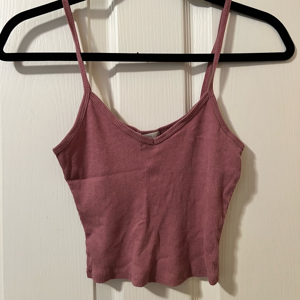 Women’s/Teen Dusty Pink Crop Top